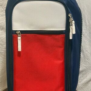 Men's Red, White, and Blue Backpack